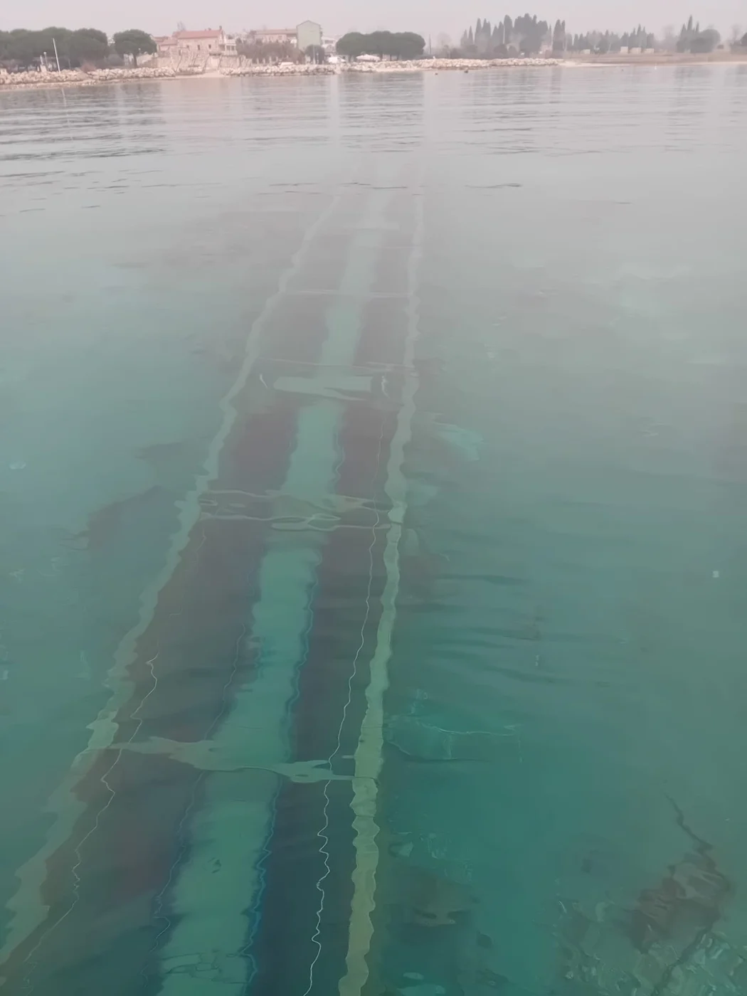 Submerged marine structure