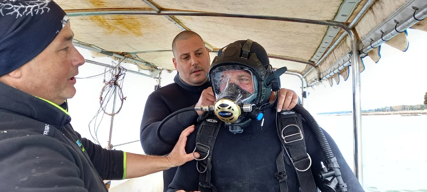 Diving team preparations